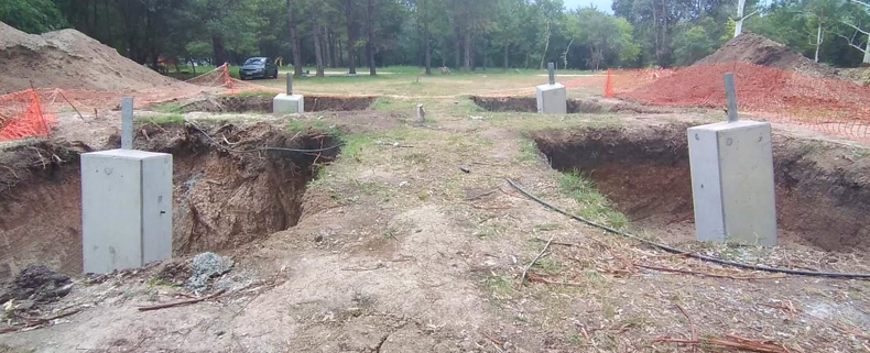 Prosiguen los trabajos de corrimiento de la línea de 150 kV en Montevideo