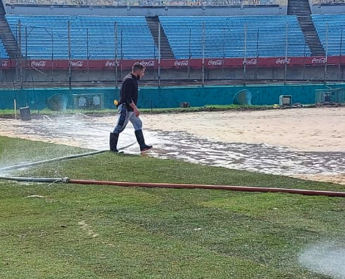 Continúan los trabajos en el Estadio Centenario