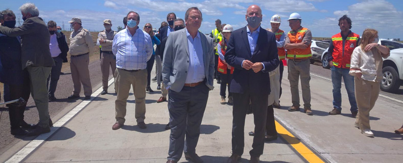 Inauguración de la obra entre las rutas 4 y 5 en Centenario