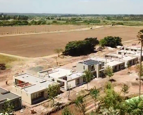 Avances de obra del proyecto Huertas de los Horneros