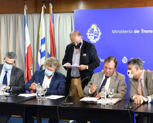 Fue firmado el contrato PPP para obras en ruta 14 y 15 en Florida, Lavalleja y Rocha