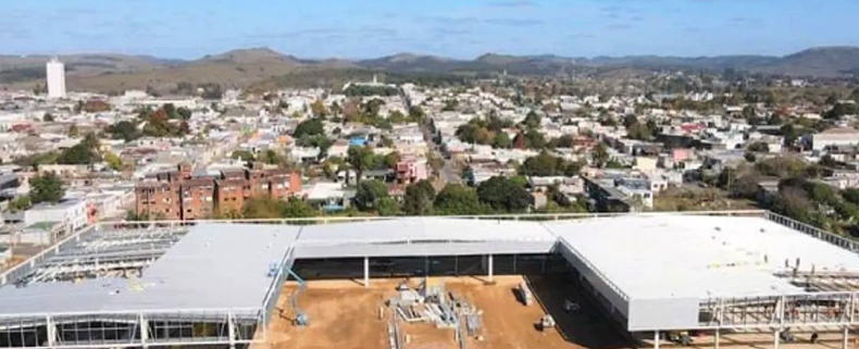Continúan a muy buen ritmo las obras en la nueva Terminal - Shopping de Minas