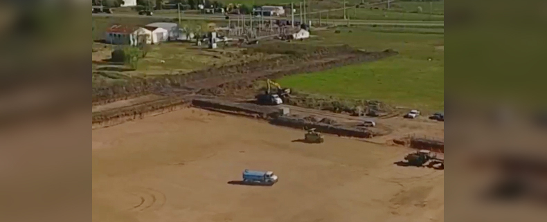 Inicio de la obra para el nuevo depósito logístico de Grupo RAS